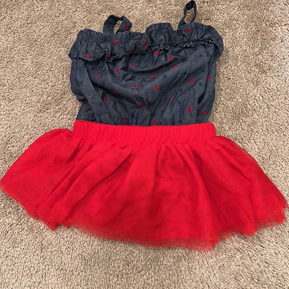 Patriotic Holiday Bodysuit & Tutu - Picture 2 of 2